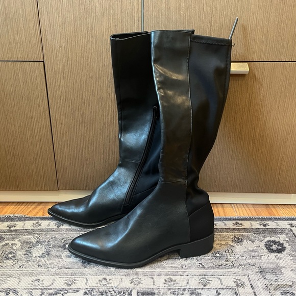 Brand New Leather Steve Madden Boots W11 (fits like W10) - Picture 2 of 5